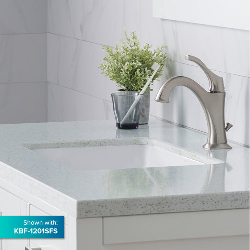 KCU241 Kraus Elavo 14.37'' White Ceramic Rectangular Undermount